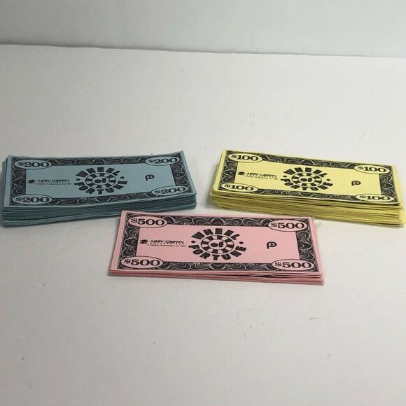 wheel of fortune game paper money 100s 200s 500s replacement pieces - Picture 2 of 4
